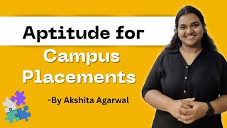 Complete Aptitude course for placements